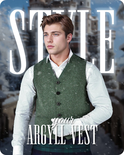 Green Argyll Vest