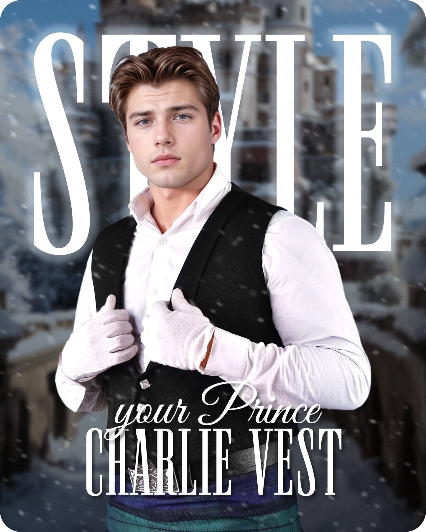 Black Prince Charlie Jacket  -  Traditional Elegance with Modern Craftsmanship