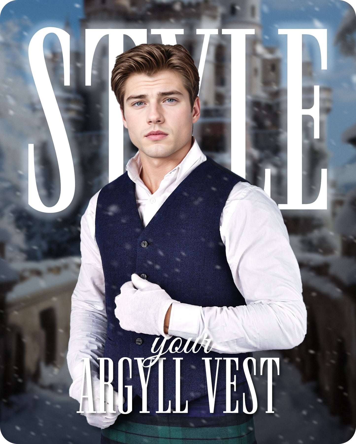 Blue Argyll Jacket & Vest